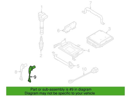 Sensor Posicion De Cigueñal Vw Golf Bora 2.3 2.8 3.2 99-09