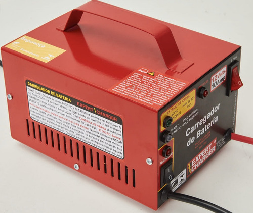 Carregador Bateria 12 Volts 10a Inteligente Com Reativador