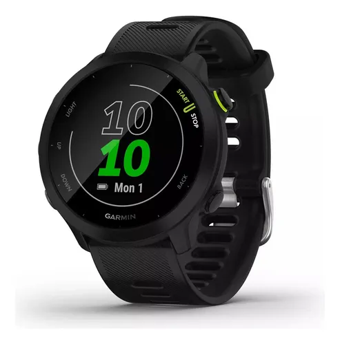 Relógio Garmin Forerunner 55 Preto, Pulseira Black Gps