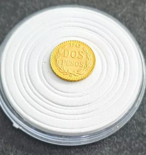 Moneda De Oro 2 Pesos 1945 (Usado)