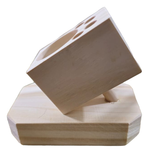 Lapicero Porta Lápiz Pata De Perro Madera
