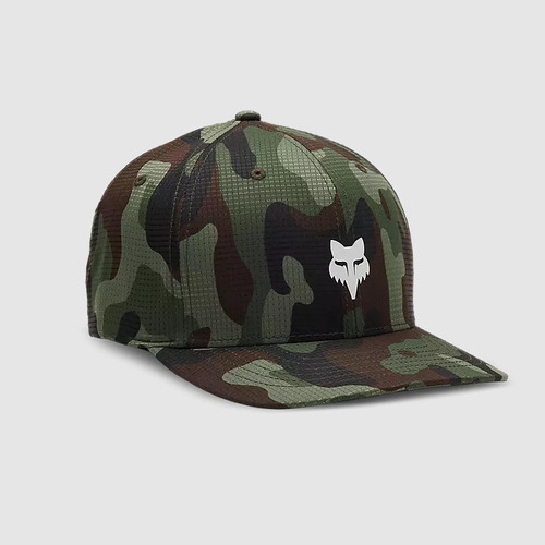 Gorro Jockey Lifestyle Fox Head Tech Flexfit Verde Camo Fox