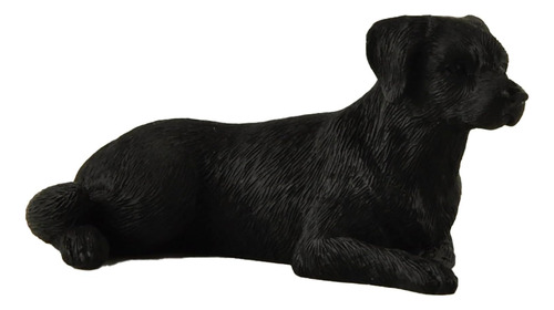 Jfsm Inc. Figura De Perro Labrador Negro En Miniatura De 4 P