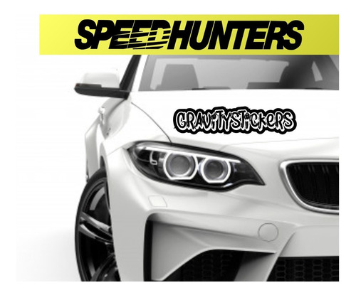 Vinilo Speed Hunters Dorado Franja Calcomanía Sticker Auto