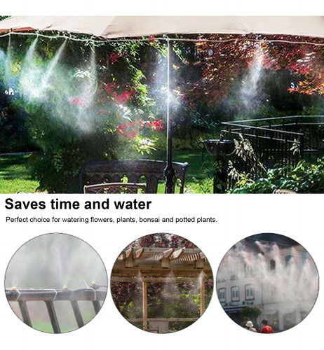 Sistema De Nebulización Riego De Jardín De 19 M Riego Por Ne