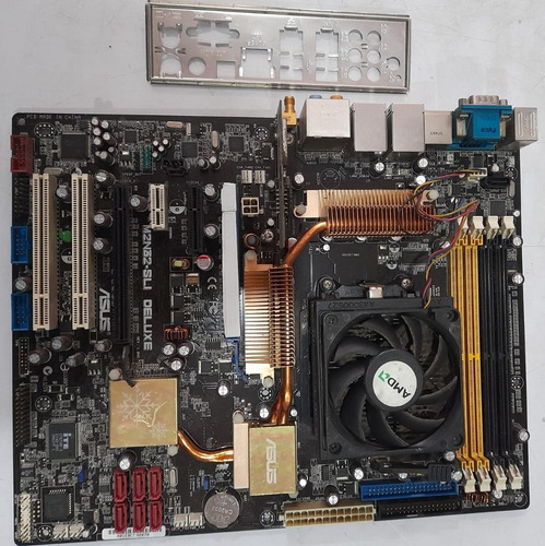 Board Asus M2n32 4slop Ddr2 Procesador 9550 Mas Video De 1 G