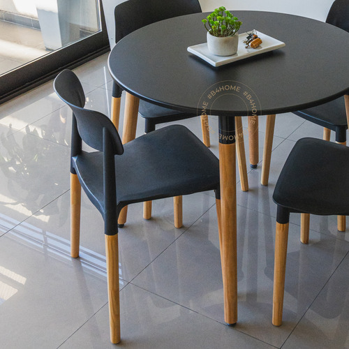 Imagen 3 de 9 de Juego De Comedor Mesa 90 Cm + 4 Sillas Milán | Contado