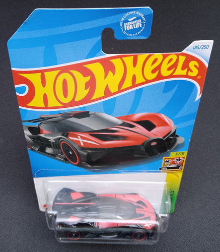 Hot Wheels 2024 Hw Exotics 185/250 - Bugatti Bolide Color Negro Con Rojo
