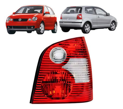 Kit Lanternas Vw Polo 2003-2004-2005-2006 Hatch