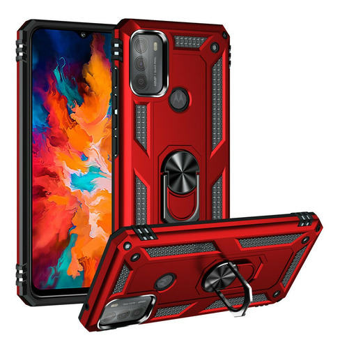 Funda Reforzada Anillo Compatible Con Motorola Moto G71 5g