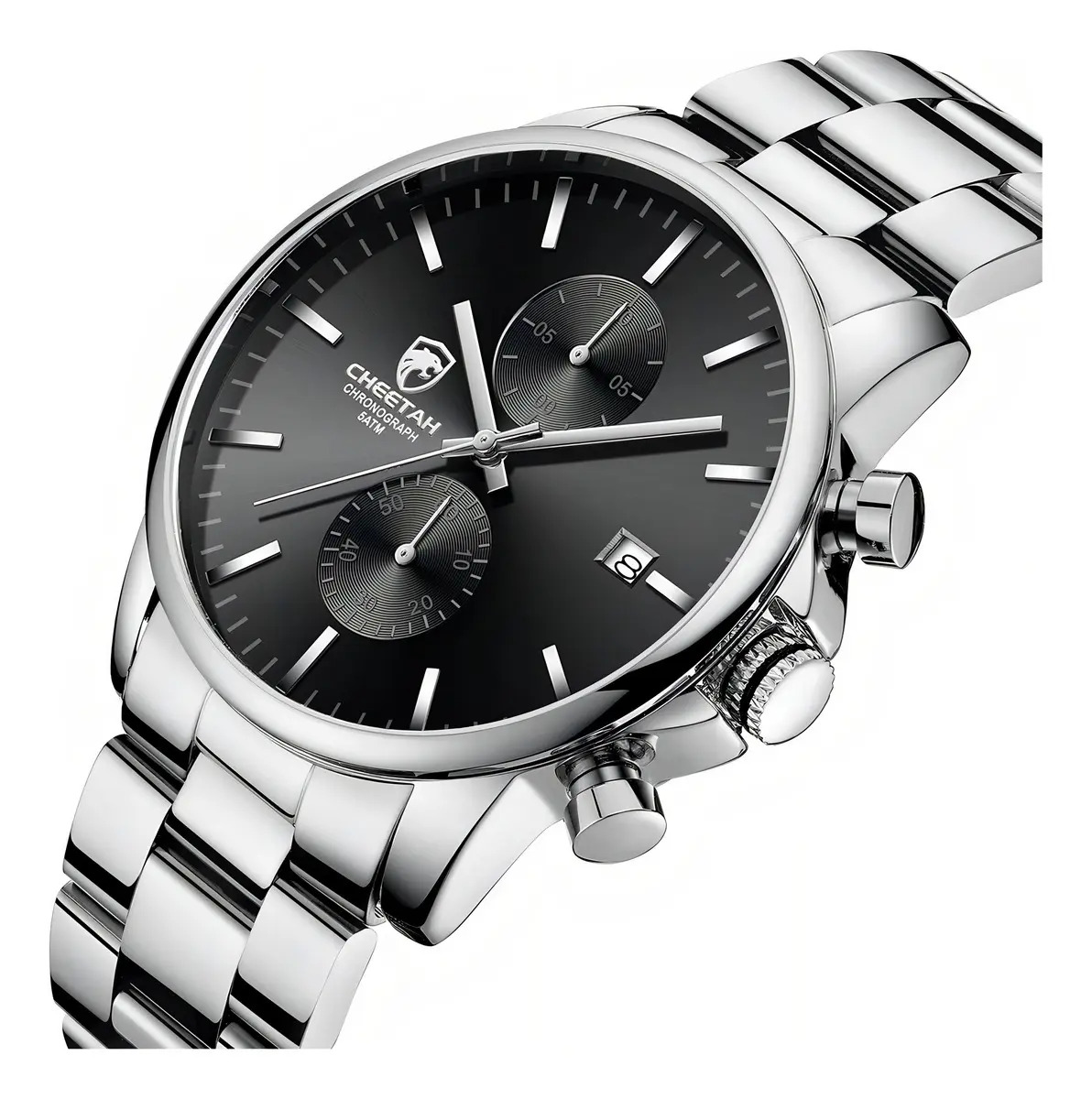 Reloj Golden Hour Cronógrafo de Cuarzo para Hombre con Correa de Acero