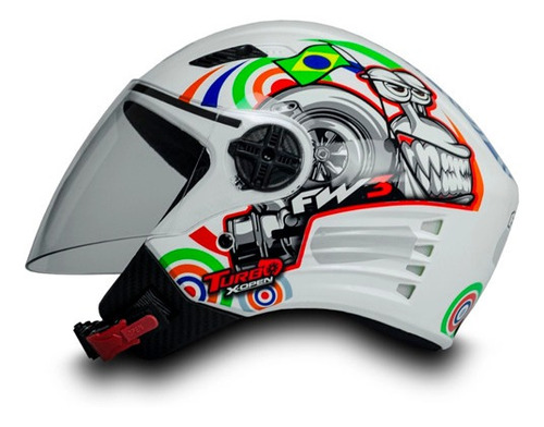 Capacete X open turbo