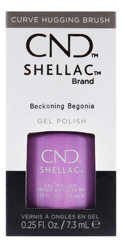 Color De Uñas Cnd Shellac Beckoning Begonia, 7 Ml, Tecnologí