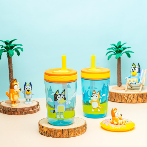 Set De Vasos Bluey Kelso De Zak Designs, 450 Ml, 2 Unidades,