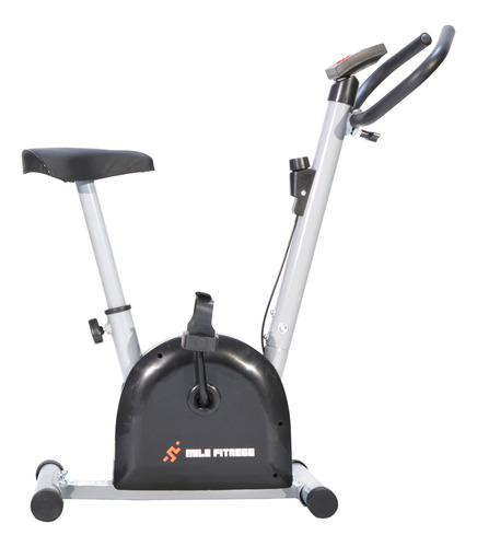Bicicleta Ergométrica Vertical Preta E Cinza Residencial Cor Preto/Cinza
