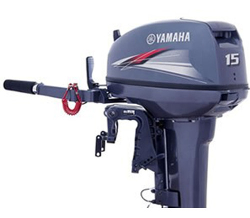 Faixa Adesivo Yamaha 15 Hp Modelo Novo Vermelho