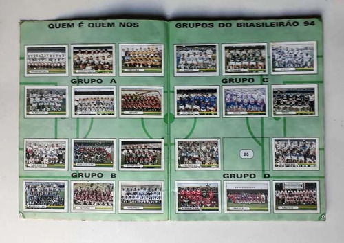 Dois Albuns Figurinhas Brasileiro 94 E 95 Incompletos No Est (Usado)