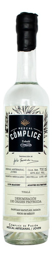 Mezcal Artesanal Pasion Tobala Joven Tobala Cómplice 46° 700