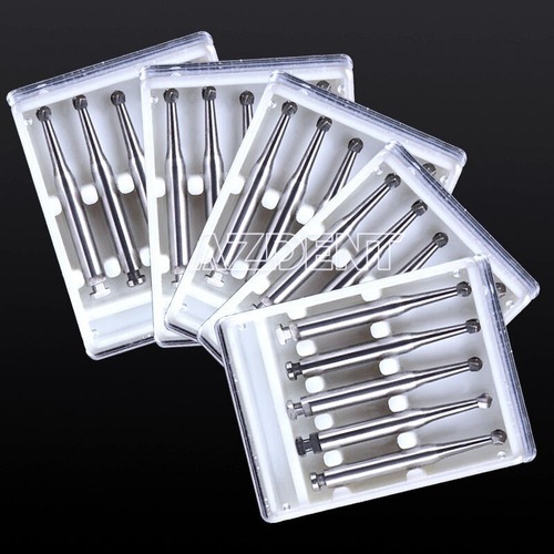 Fresas Carbide Baja Velocidad Odontología Set 5u Santiago