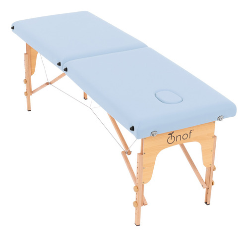 Cama Portatil Onof Masaje Spa Profesional Plegable Ligera Color Azul Maya