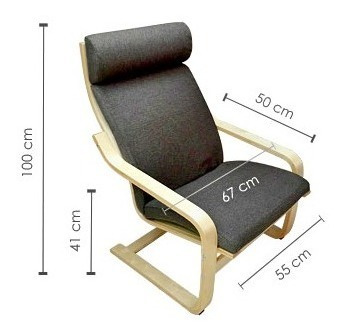 Sillón Poltrona Nórdico Modelo Volgar Calidad Premium
