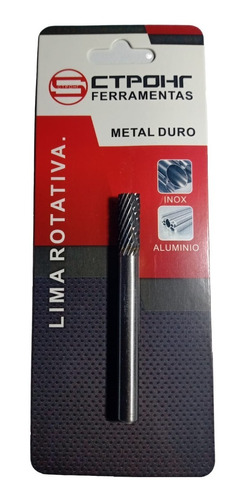 Lima Cilindrica Frontal  6mm Corte 16 X 6 Metal E Aluminio