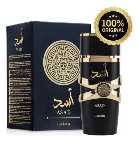 Perfume Árabe Asad Lattafa Edp Eau De Parfum 100ml Masculino Original Importado Luxo - Mega Promoção Dia Dos Namorados ( Mais Vendido )