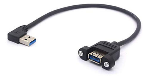 Cable De Montaje En Panel Usb 3.0 En Ángulo Izquierdo Usb 3.