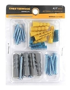 Set Tornillos Y Ramplug 36 Pzas