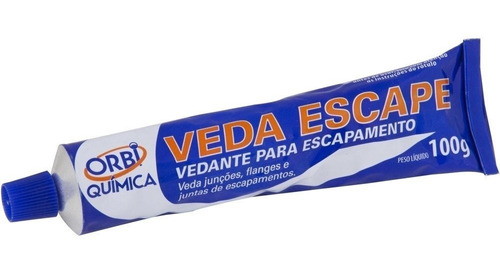 Vedação Adesivo Cola De Escapamento Carro Moto Caminhão 100g