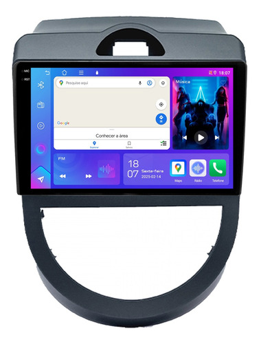 Multimidia Kia Soul 09/11 9p Android Carplay 4/64gb + Ré