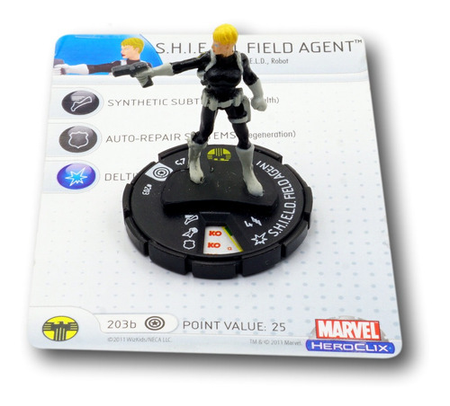 Heroclix Marvel Captain America Shield Field Agent #203