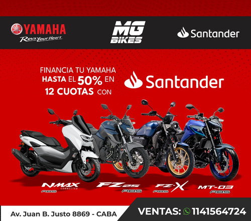 Yamaha Xtz 250 Abs 0km Año 2025 Mg Bikes
