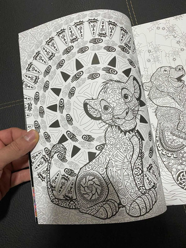 Mándala De Disney Arte Antiestrés Rey Leon Nuevo