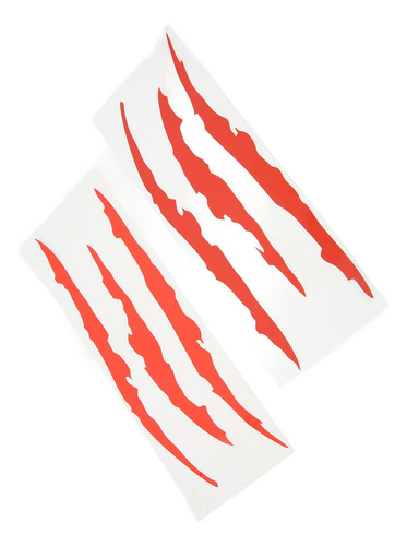 2 Peças De Adesivo De Carro Claw Marks Monster Scratch Adesi