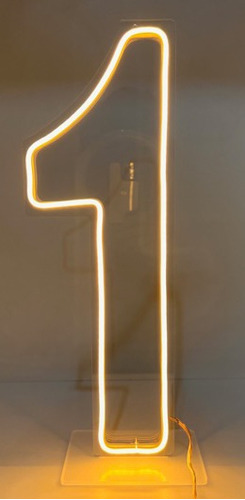 Placa Luminoso Neon Led Números 0 A 9 30cm Altura + Vendido Cor 1 110V/220V