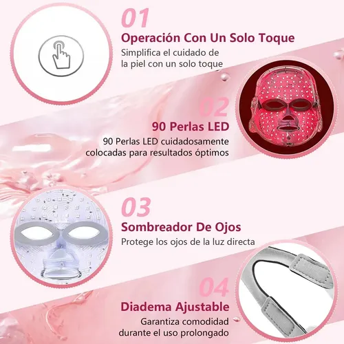 Sz Xs Led Máscara Facial E Terapia De Cuidados Com A Pele 220v