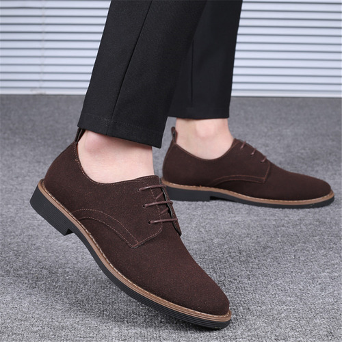 Imagen 4 de 7 de Zapatos Oxford Casuales De Moda Nubuck