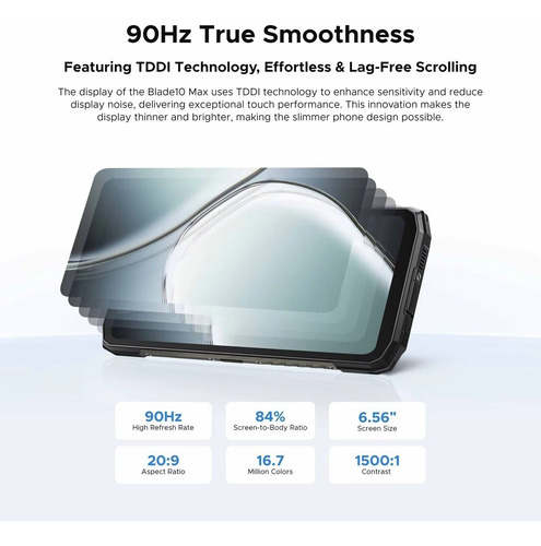 Doogee Blade 10 Max 8gb + 12gb = 20gb 256gb Dual Sim Duos