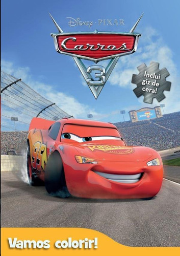 Imagem 1 de 1 de Disney - Vamos Colorir - Carros 3