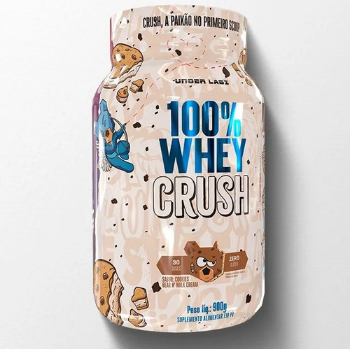 100% Whey Crush (900g) Cookies Bear And Milk Cream Cookies