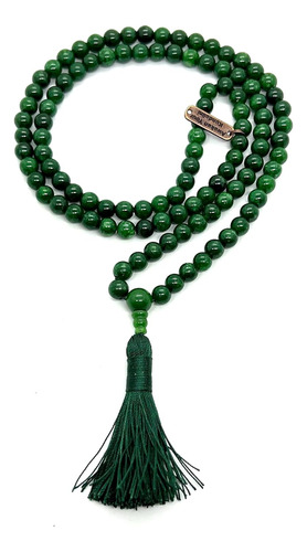 Jade Verde 108+1   De Oración Collar De   De Mala Japa...