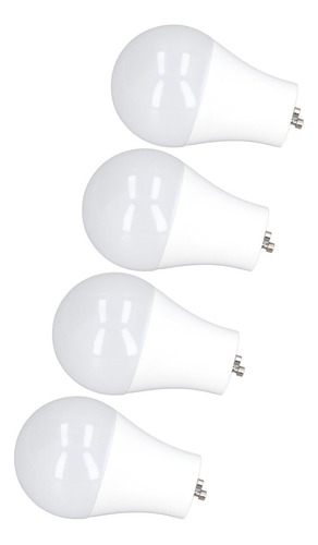 Bombilla Gu24 4pcs Luz De Alto Brillo Ahorro De Energía Led