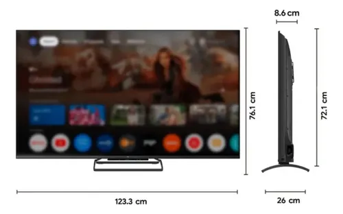 Tv Kalley 55 137.7cm 55gm405 4kuhd Mini Led Smart Tv Google