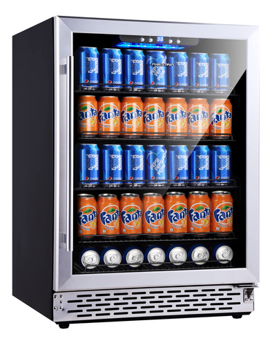 Refrigerador De Bebidas De 24 Pulgadas, Phitestina 170 Latas