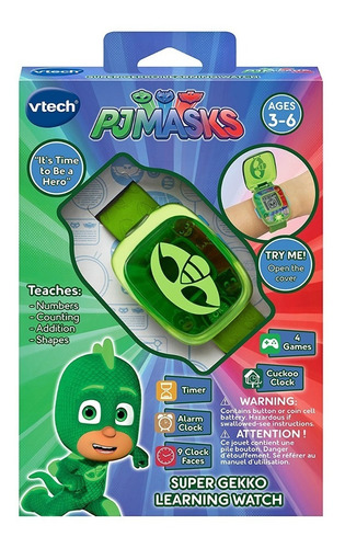 Pj Mask Reloj Vtech Digital Juegos Gekko 2018 