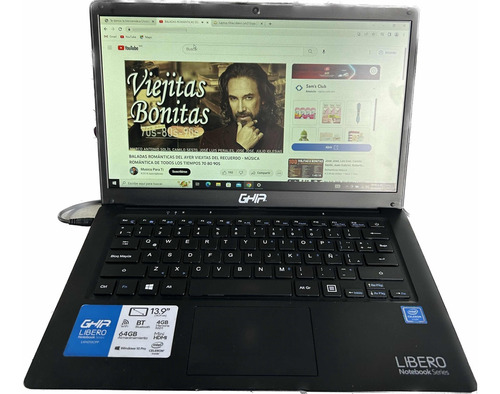 Laptop Ghia Libero 13.9 Lxh213cpp 4 Gb Ram Bt, 64 Dd Wifi