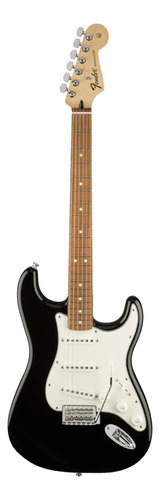 Guitarra eléctrica Fender Standard Stratocaster de aliso black con diapasón de arce