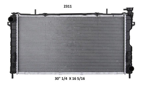 Radiador Chrysler Voyager 2003 3.3l Deyac T/m 26 Mm