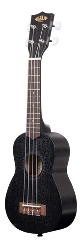 Ukulele Soprano De Caoba Satinado Negro Ka-15s-blk Kala Color Negro